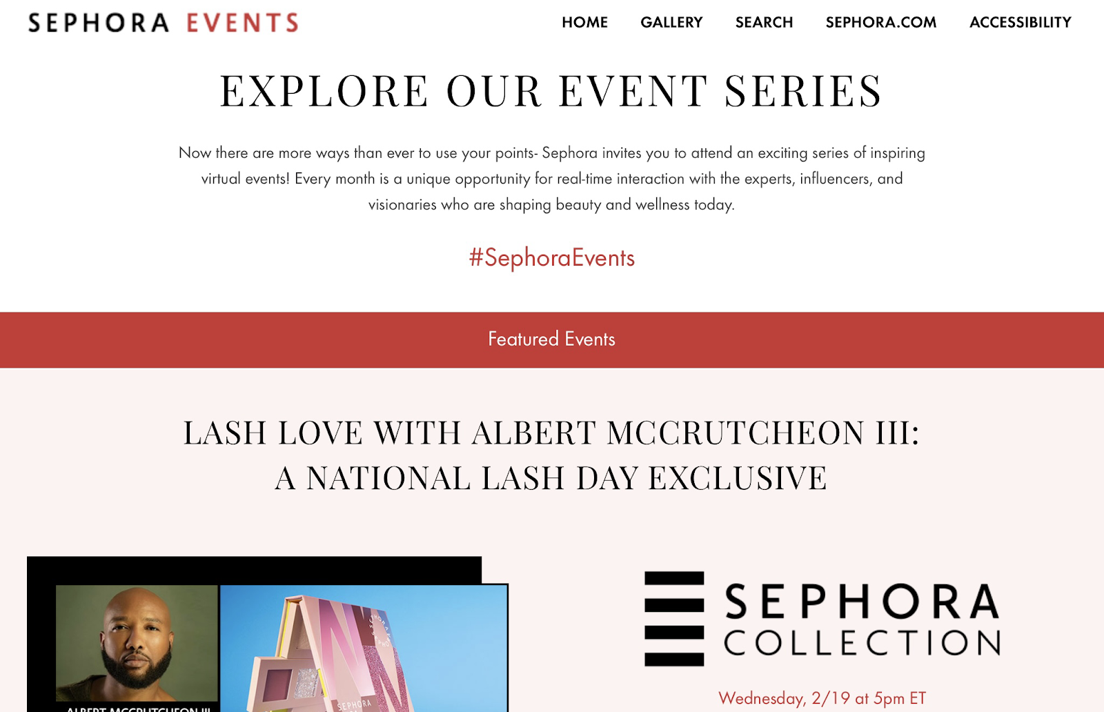 sephora events
