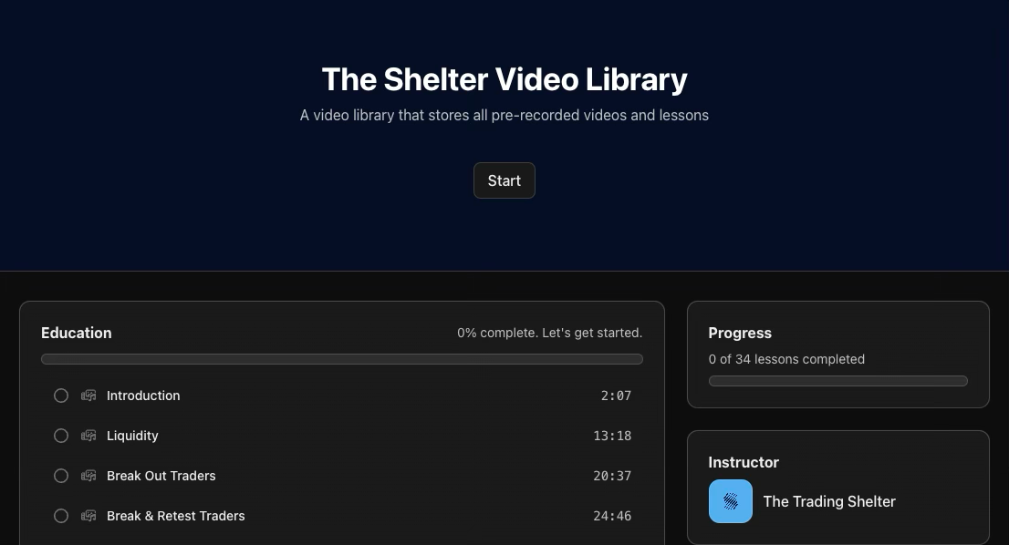 shelter video library
