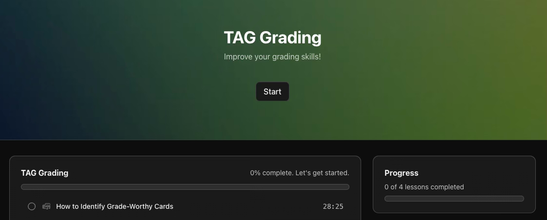tag grading