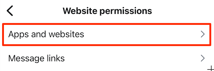 web permissions
