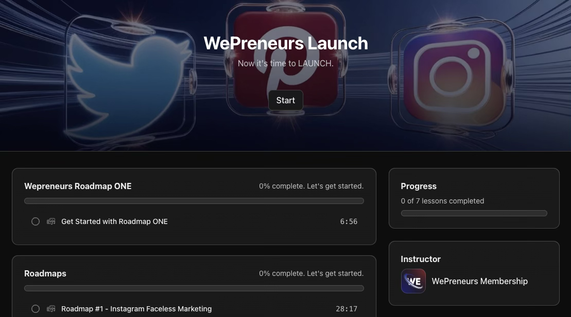 wepreneurs launch
