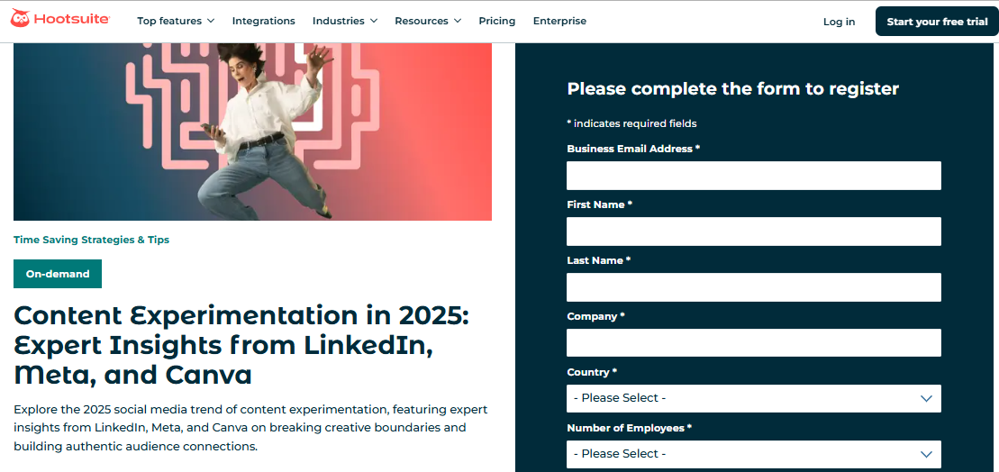 content experimentation