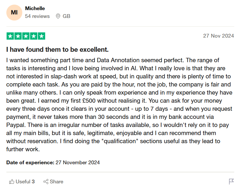 data annotation reviews