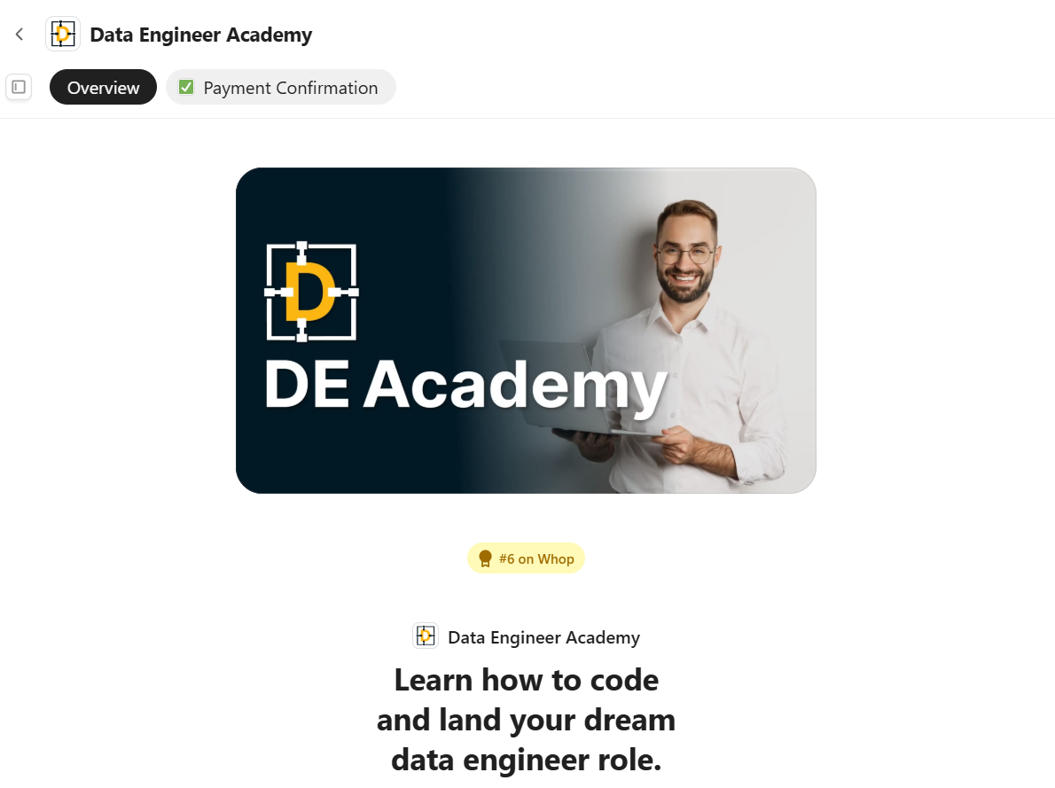 data engineer academy