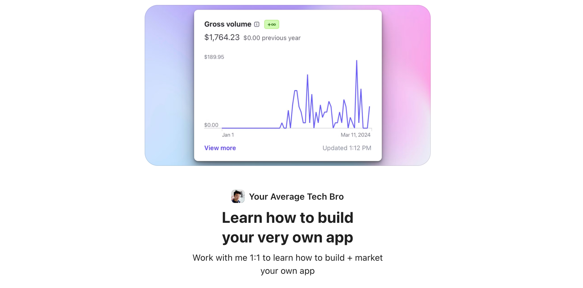 not your tech bro course