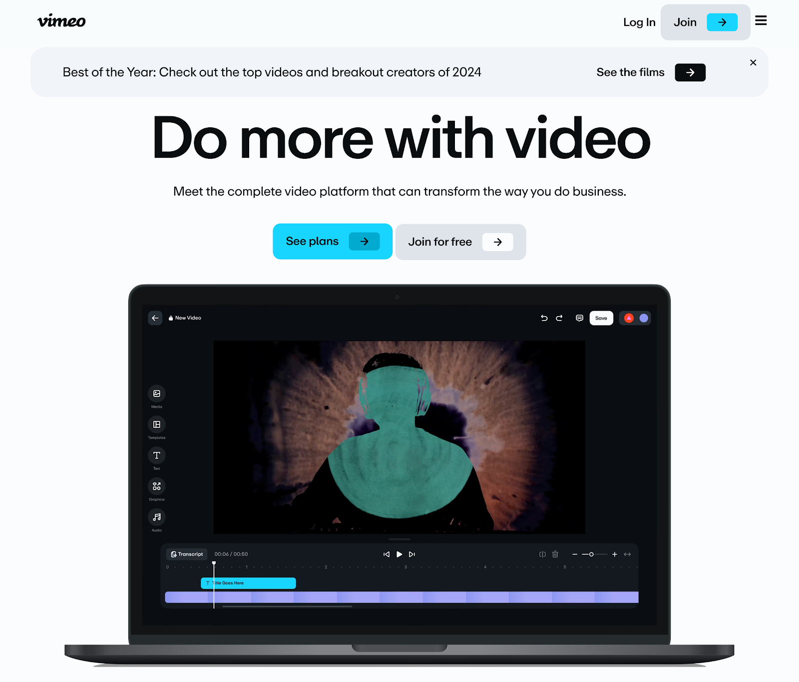 vimeo home