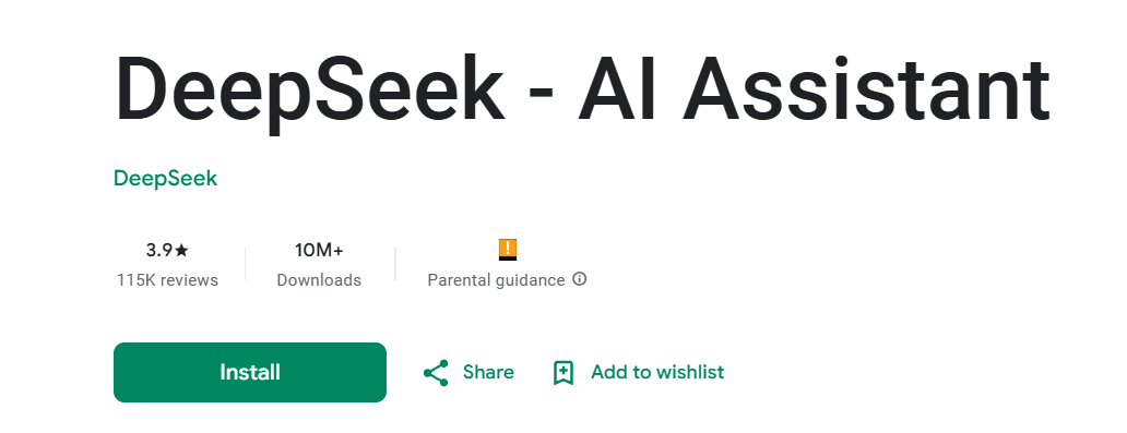 deepseek google review