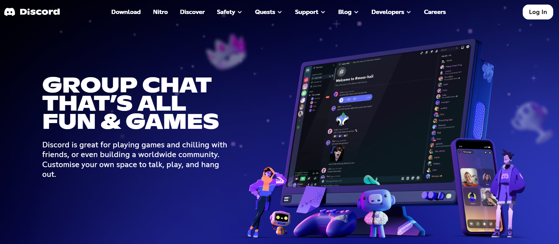 Discord Homepage