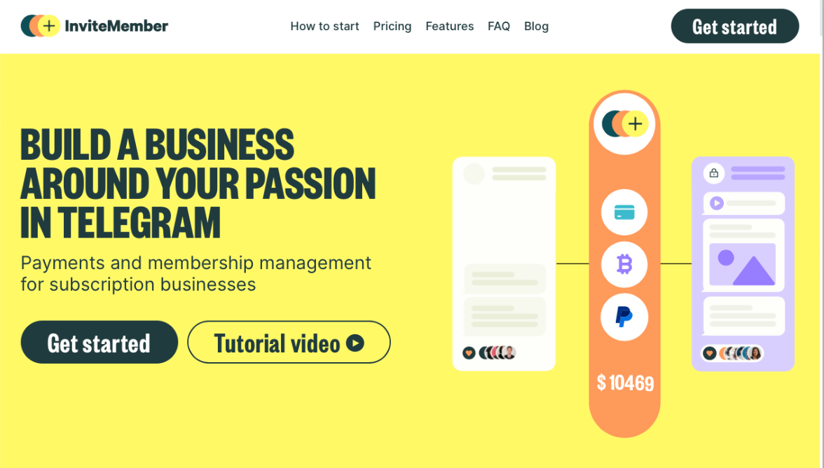 InviteMember Home Page