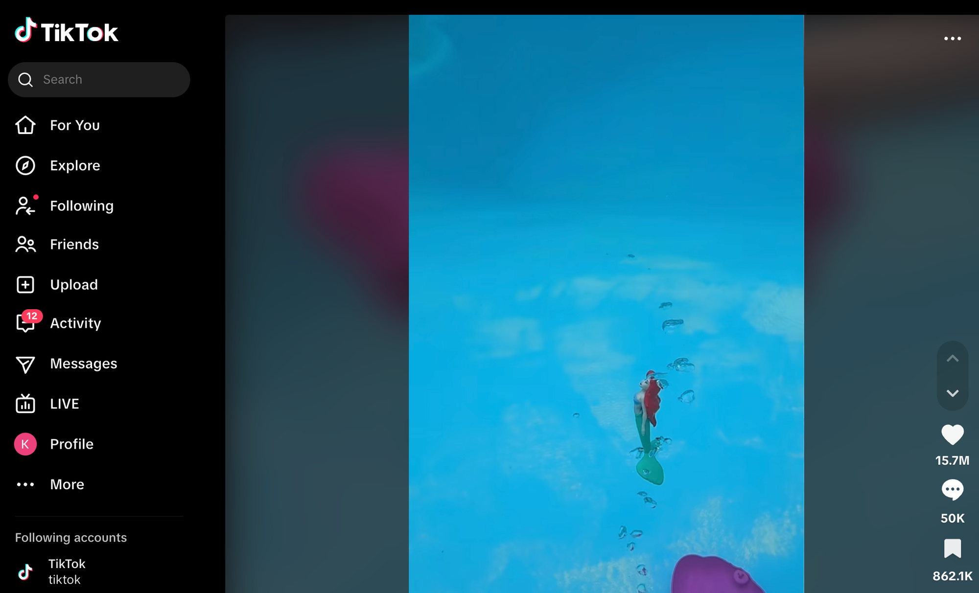 mermaid tiktok
