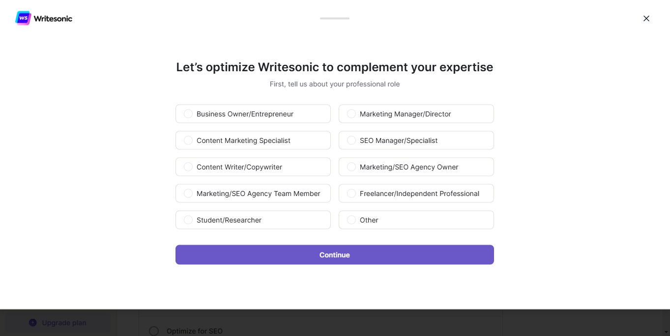 optimize writesonic
