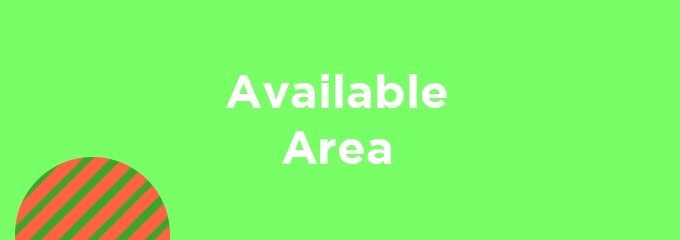 Template for Discord Profile Banner with blocked and available areas