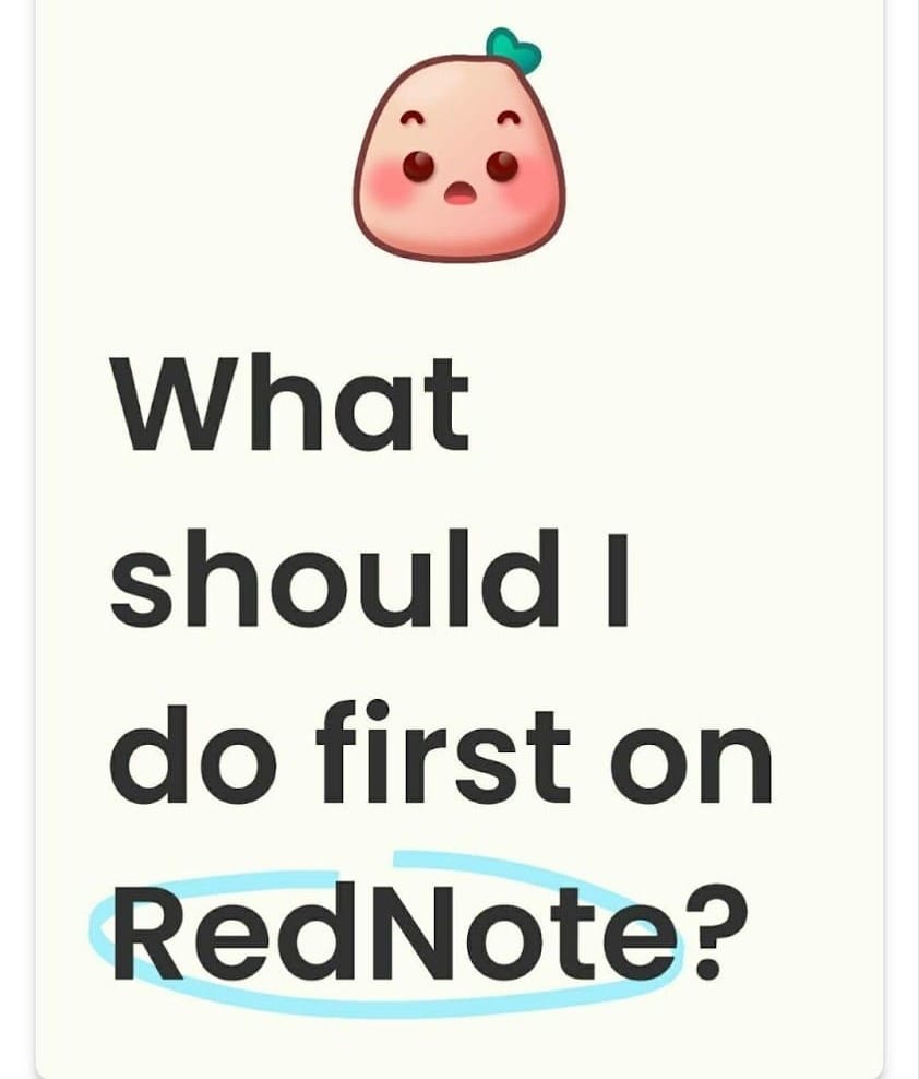 ask a questino rednote
