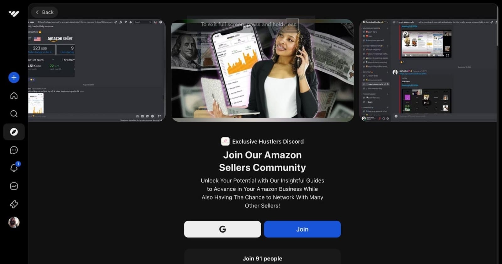 exclusive hustlers whop community