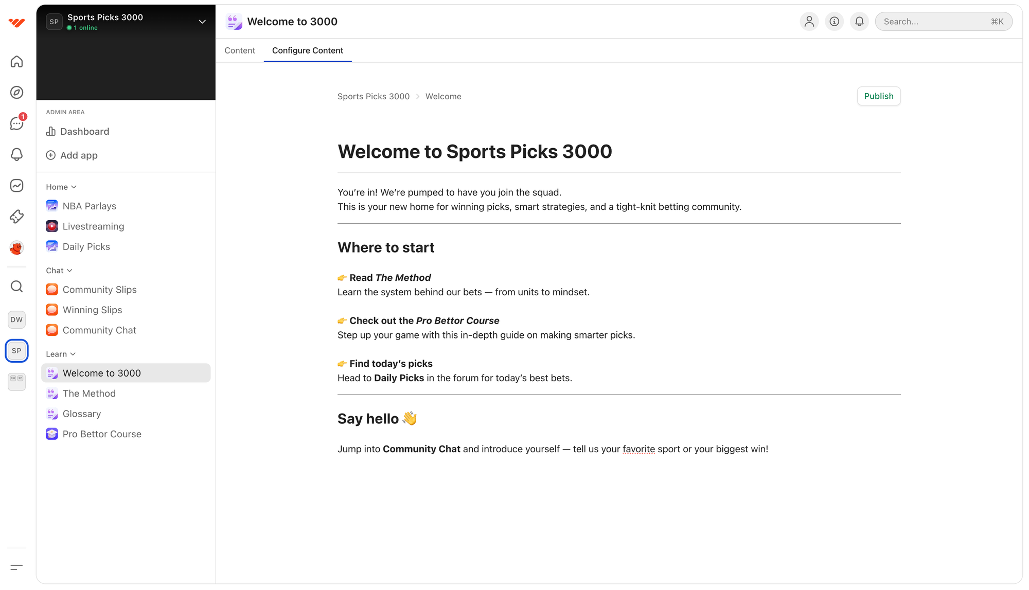 sports picks 3000 whop