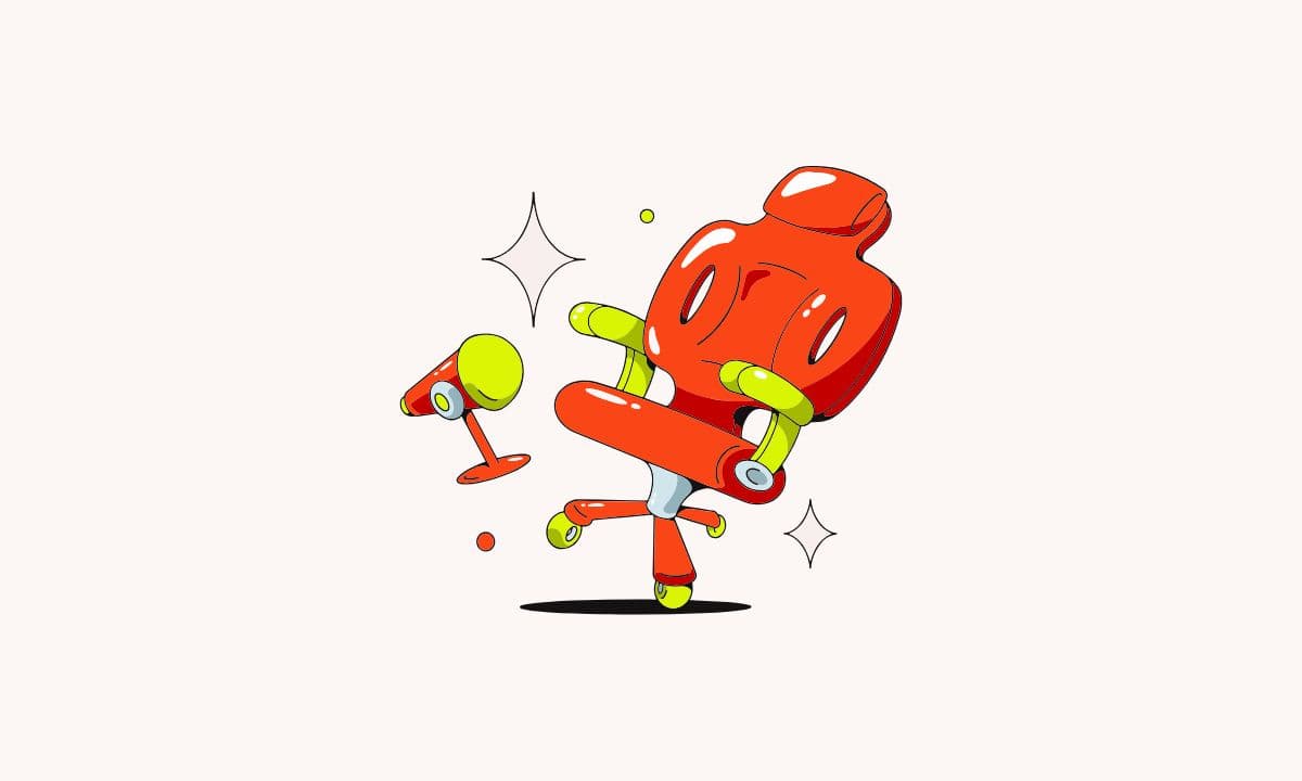 whop chair and mic illustration