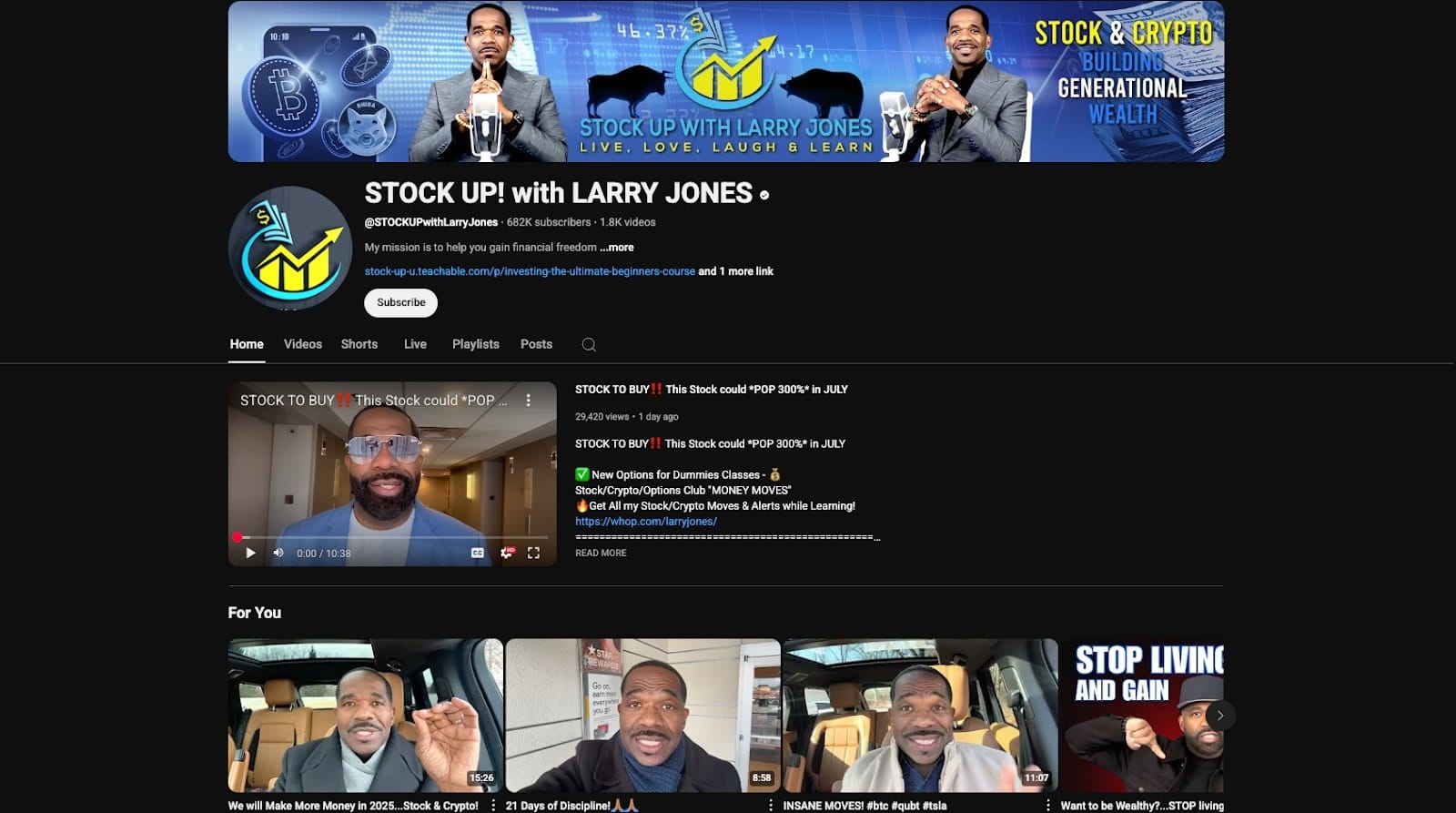 stock up larry jones screenshot