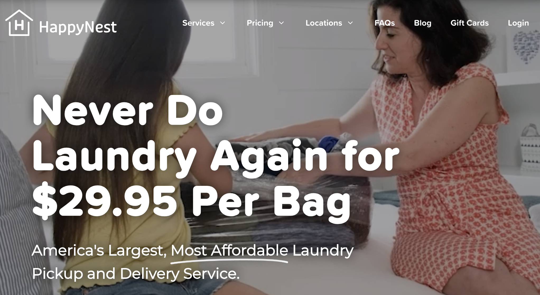 happynest laundry