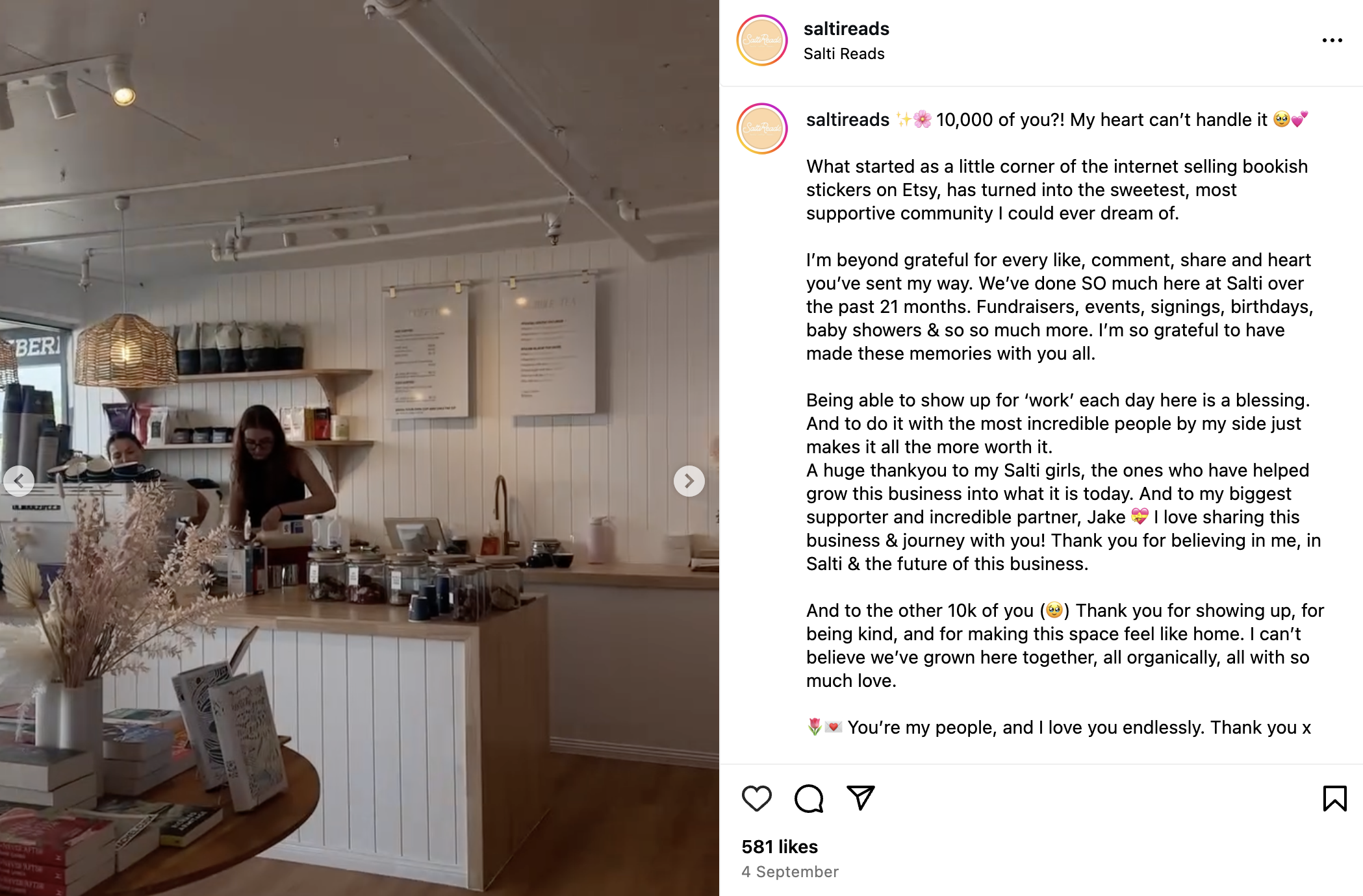 salti reads bookstore cafe