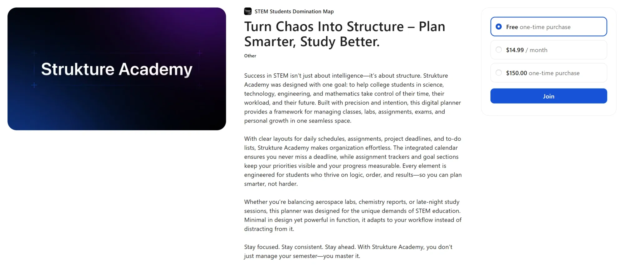 academic course Whop