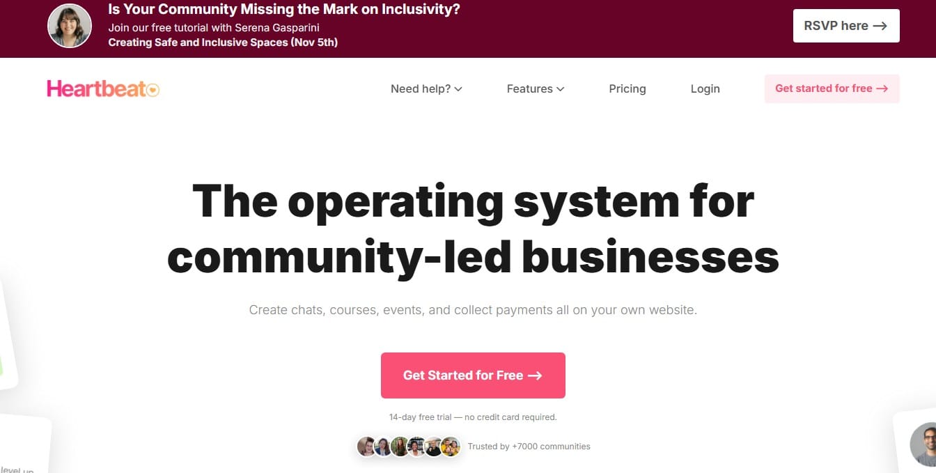 heartbeat community website