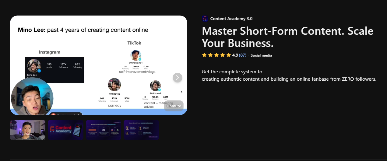 Content Academy 3.0 on Whop