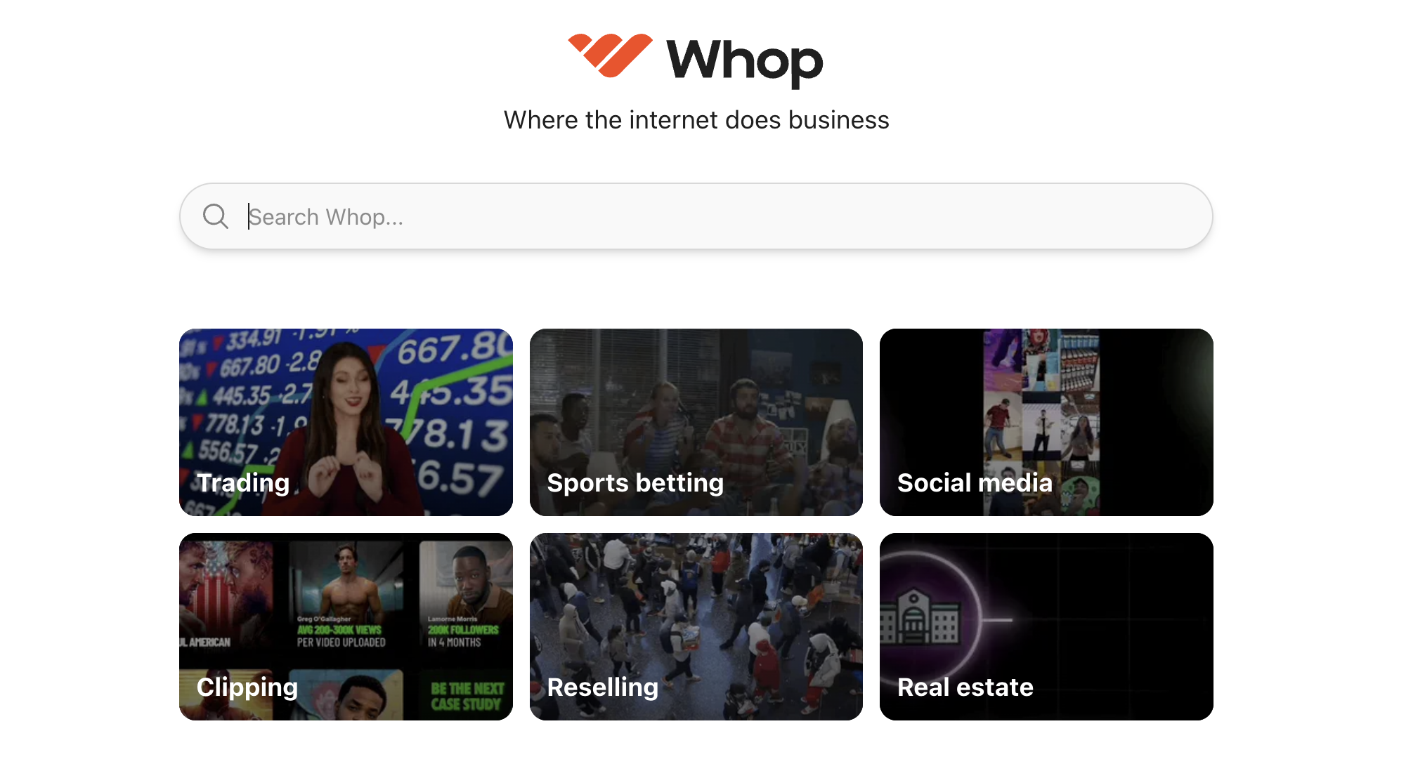 whop marketplace
