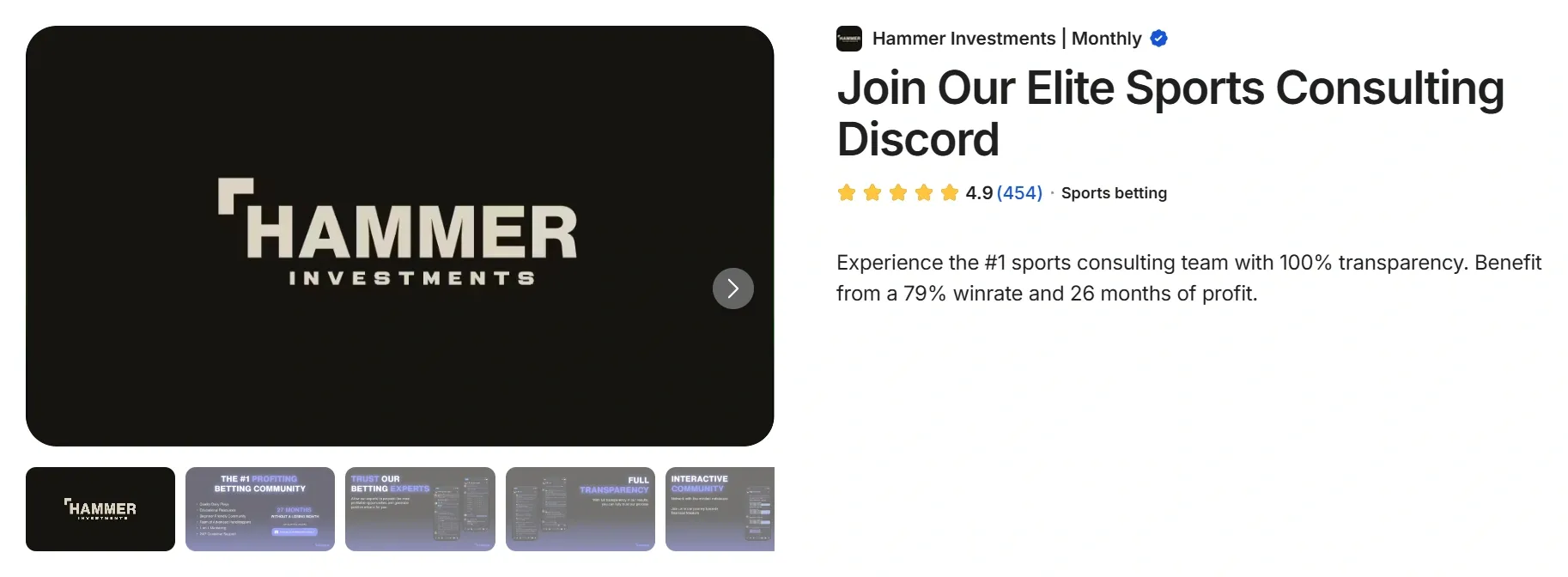 Hammer Investments on Whop