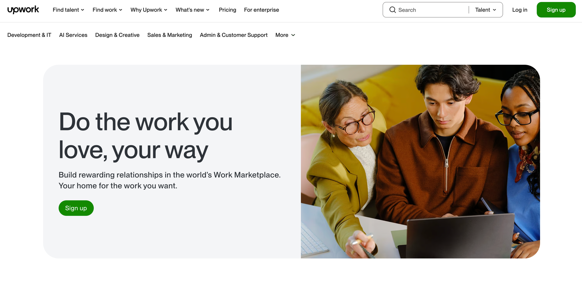 upwork screenshot
