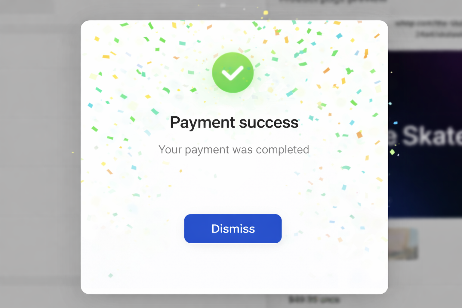 payment success