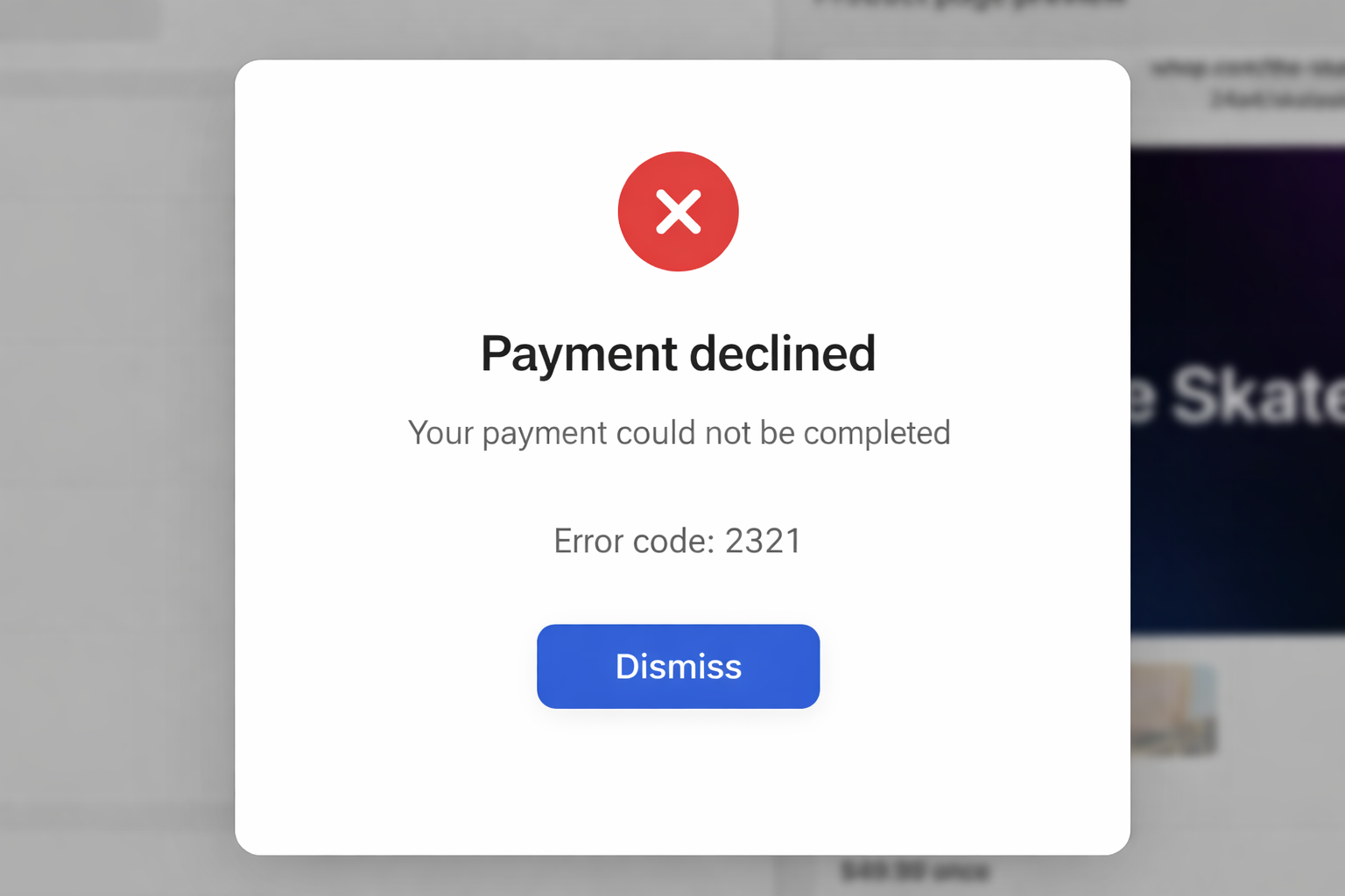 Whop payment declined