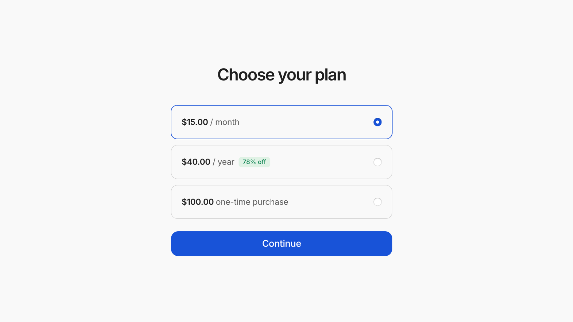 image of payment page on Whop