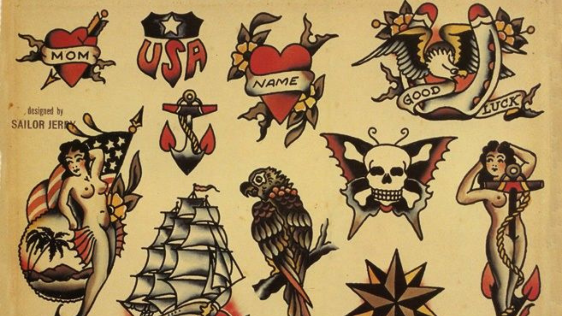 original sailor jerry flash sheet