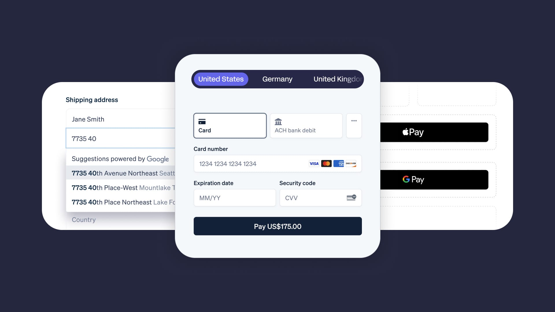 stripe embedded components