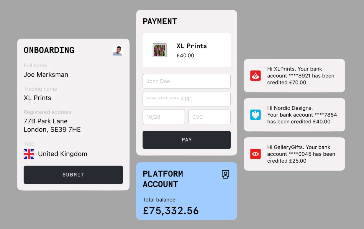 checkout platforms page