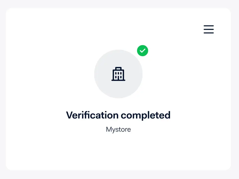 Adyen verification