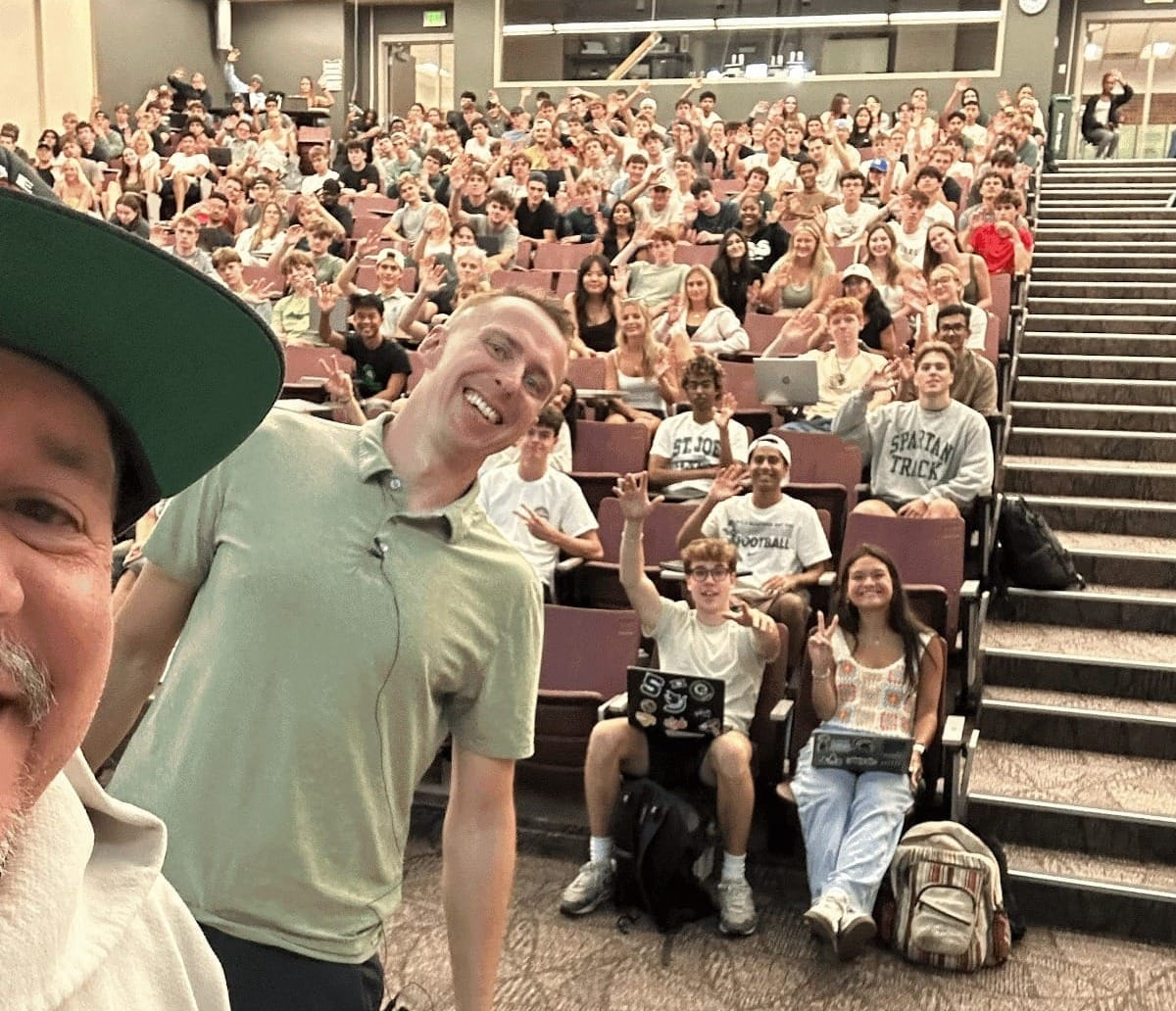 John with Ken at MSU