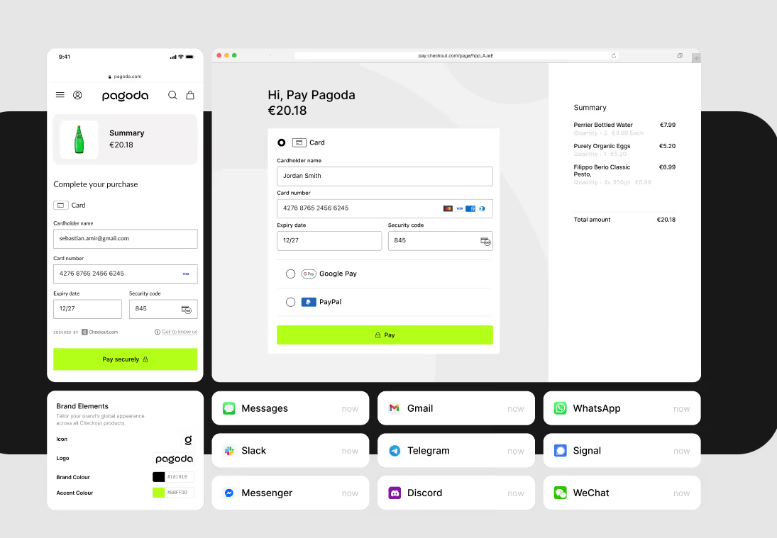 screenshot of checkout.com