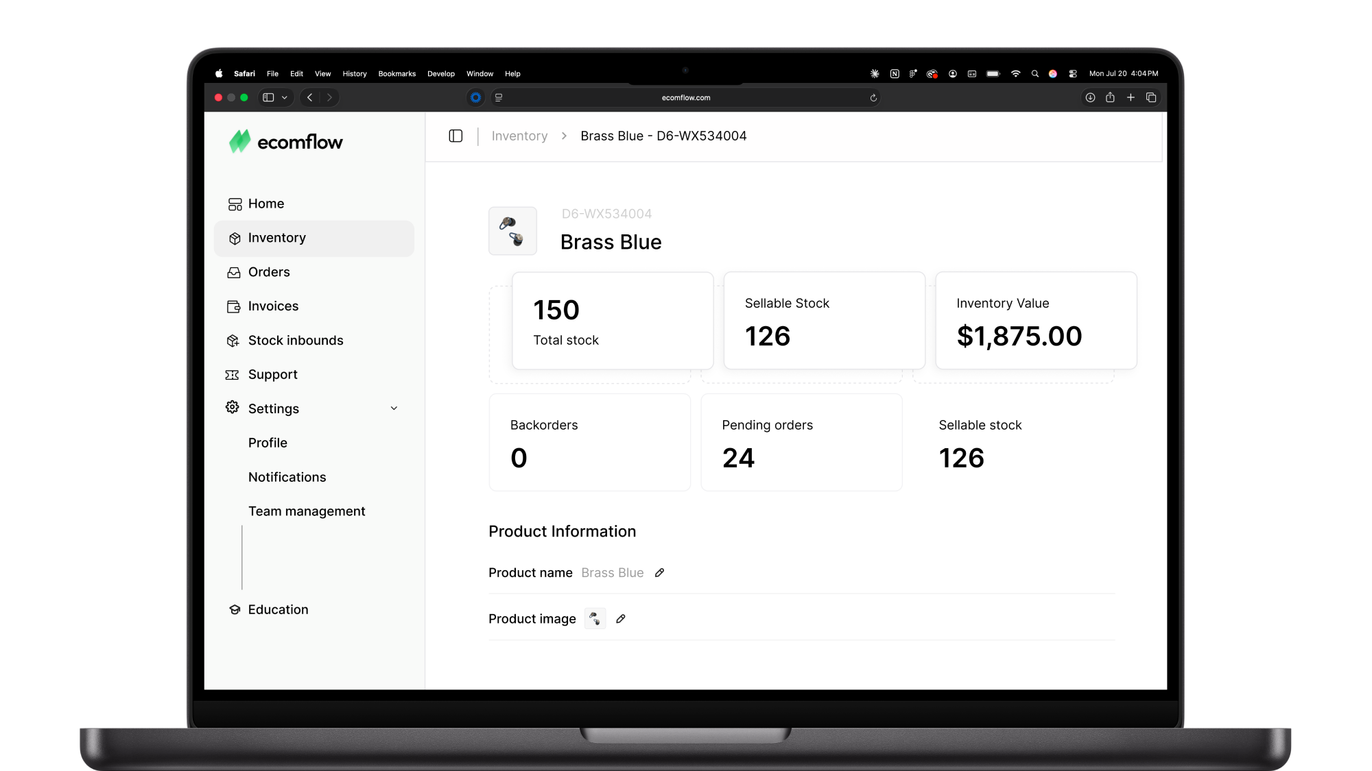 ecomflow in article ui
