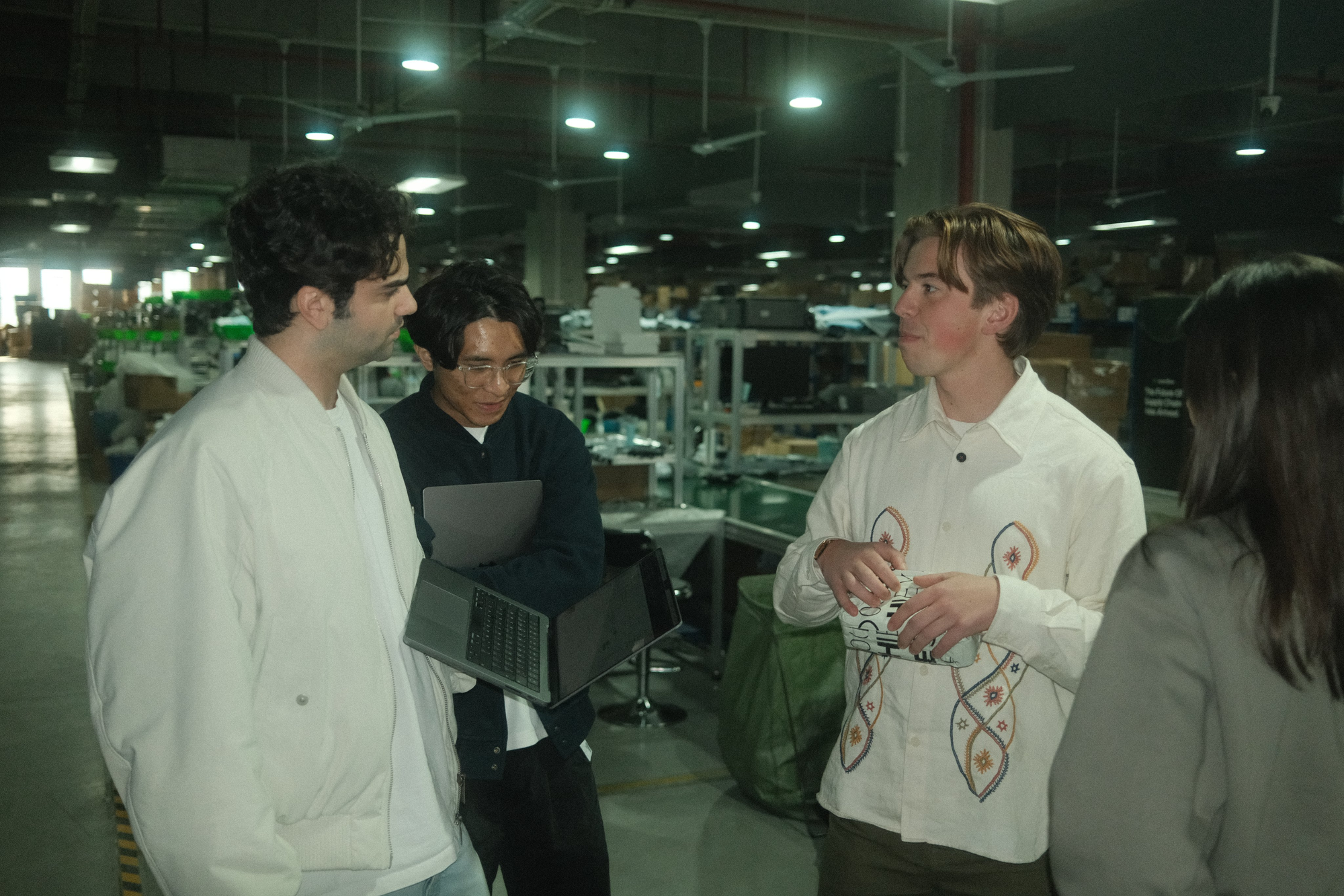 nolan at the factory