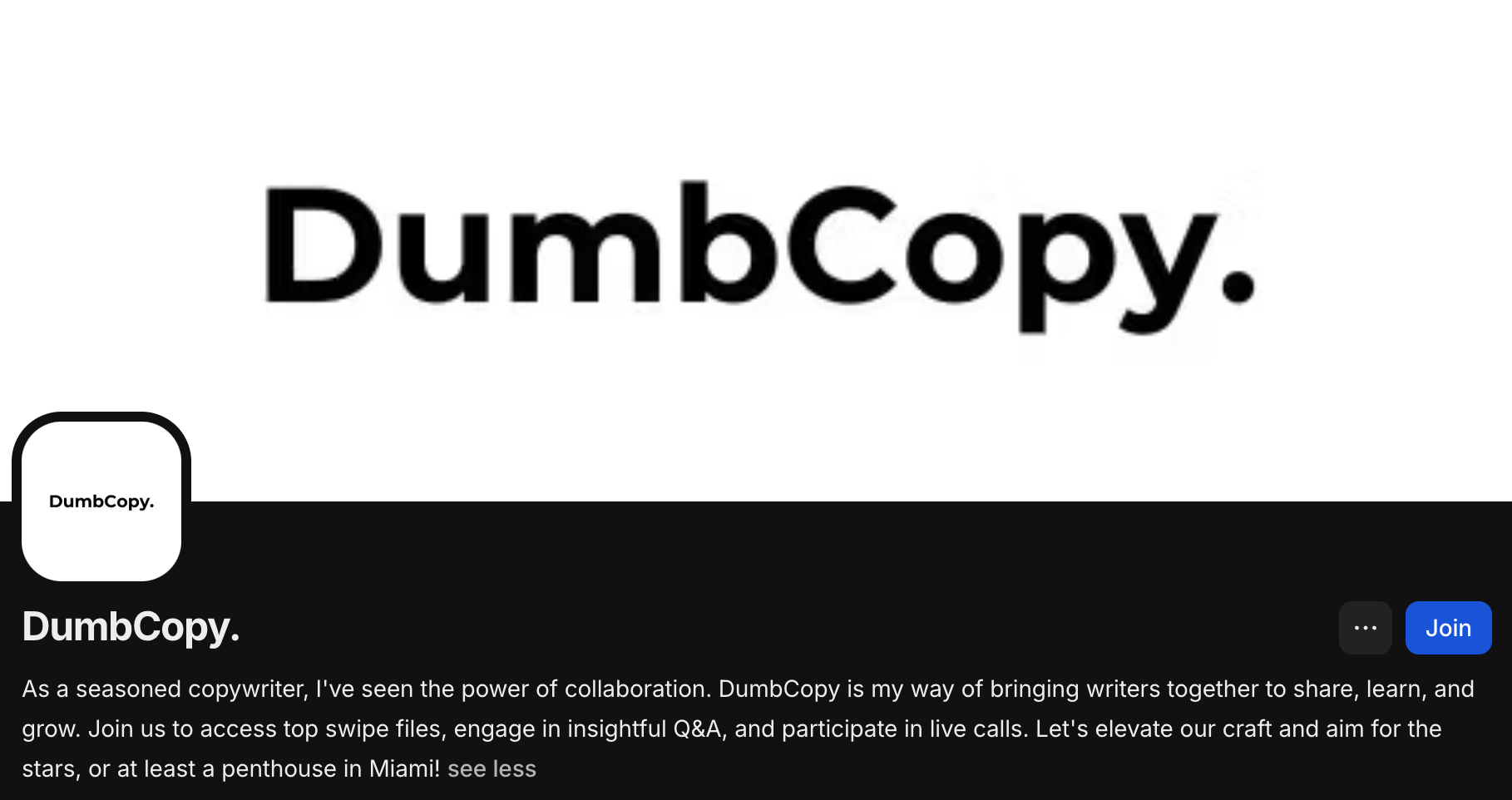 dumb copy