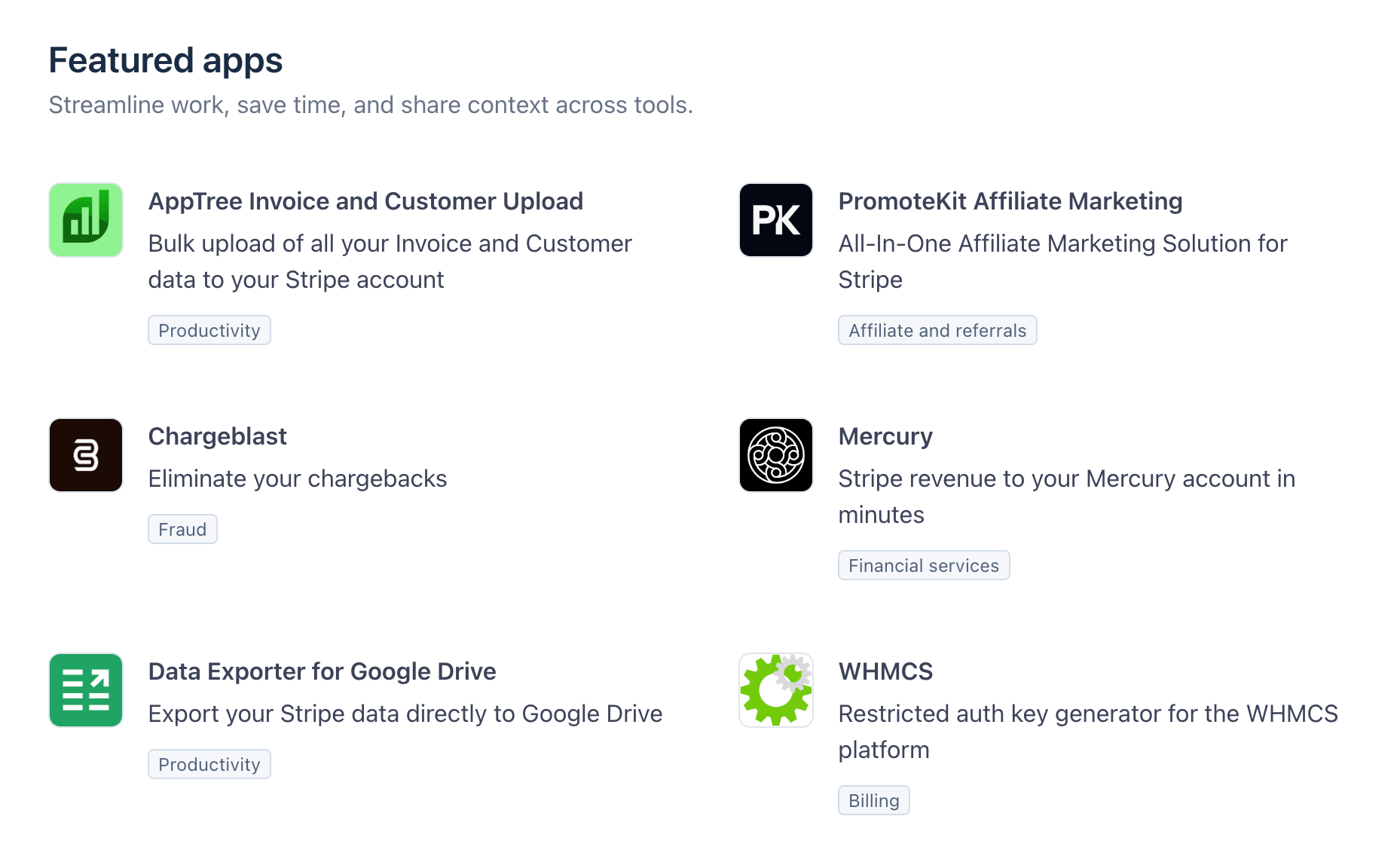 stripe apps