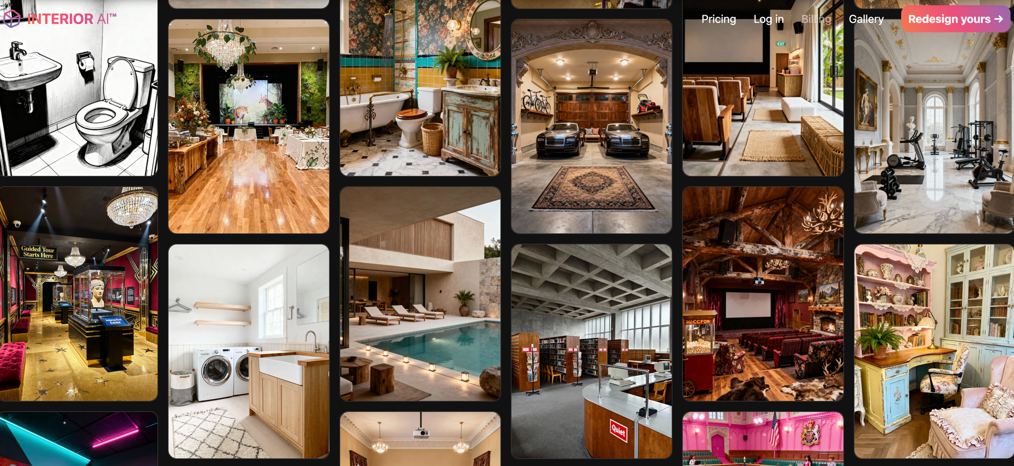 ai interior design site