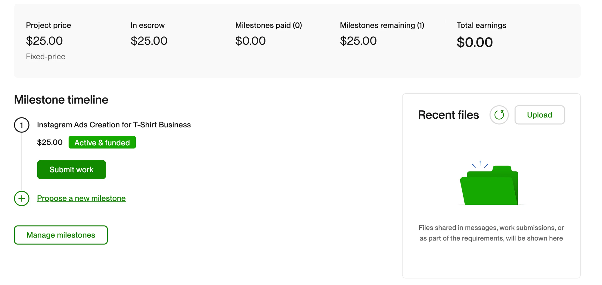 upwork escrow