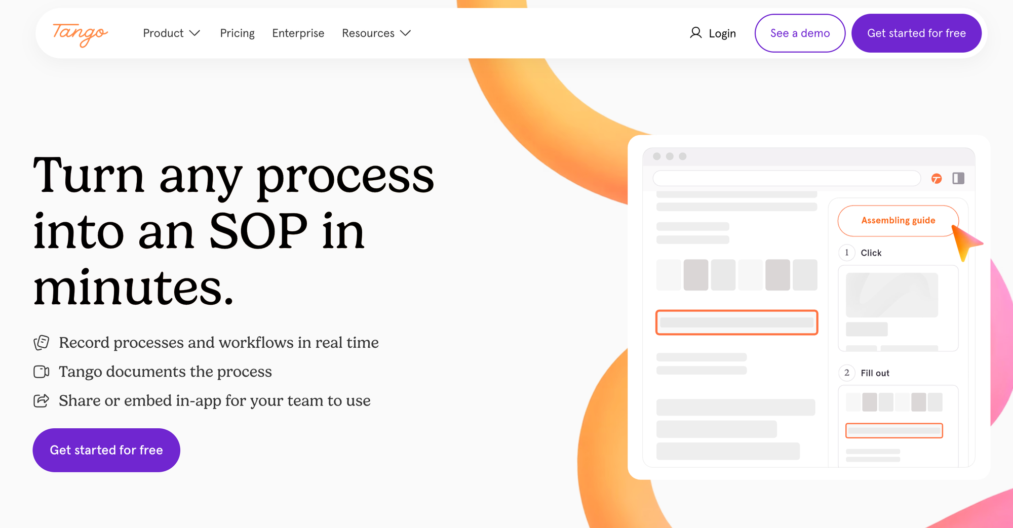 tango AI SOP creator