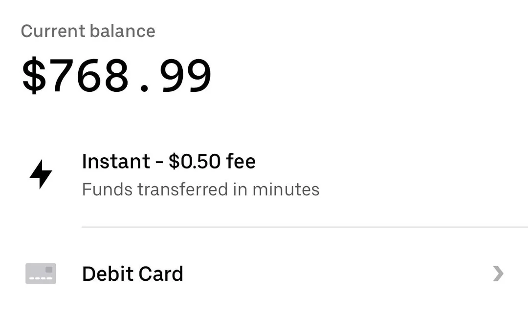 uber instant pay