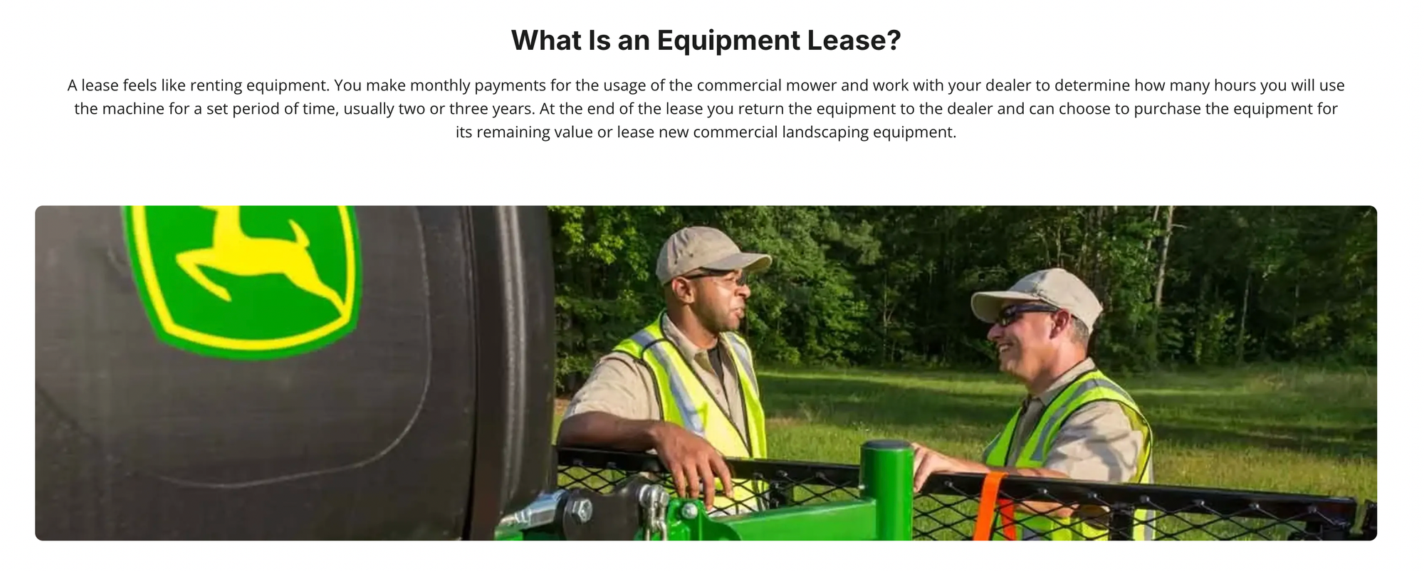 John Deer Lease