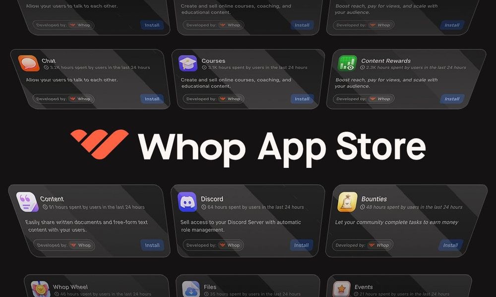 What is the Whop App Store?
