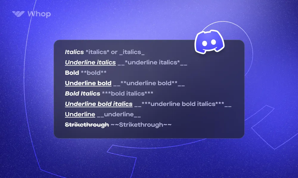 How To Use Markdown In Discord