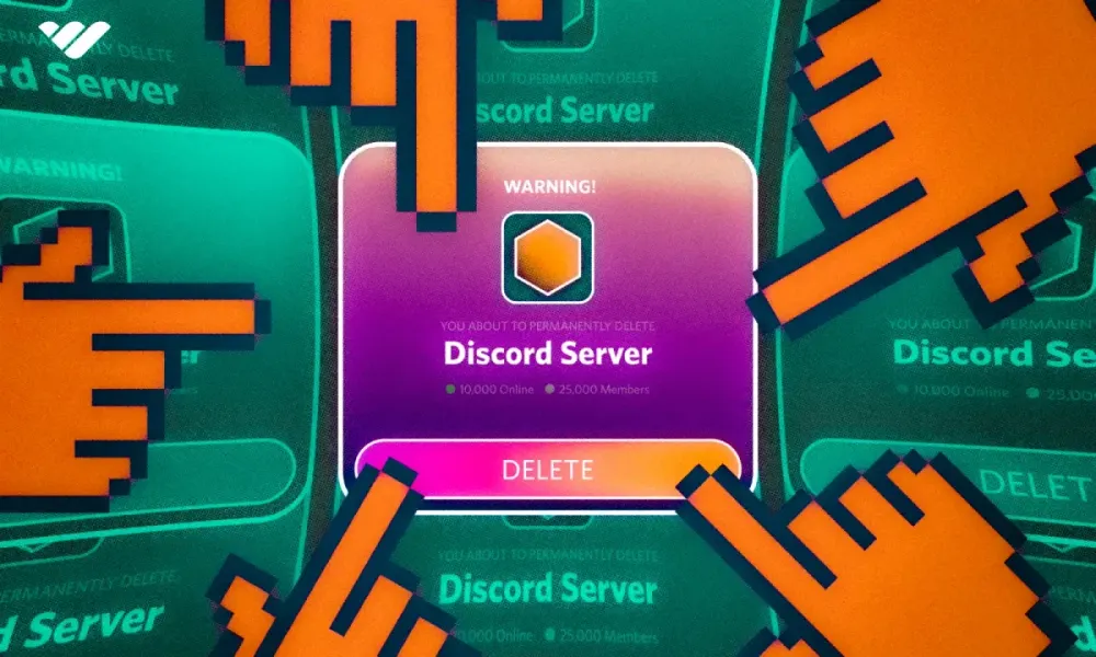 How to delete a Discord server